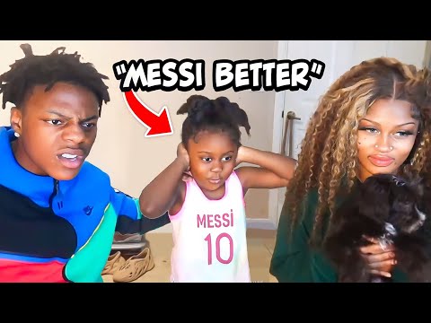 iShowSpeed Daughter Is a Messi Fan..