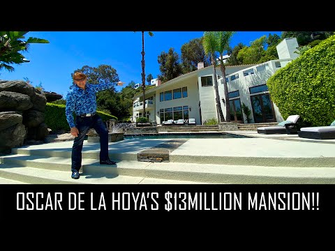 Oscar De La Hoya's $13million Bel Air Mansion