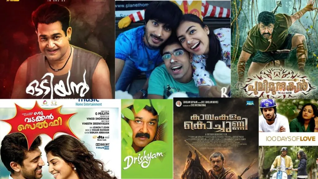 Top 10 Highest grossing Malayalam movies in Tamil Nadu