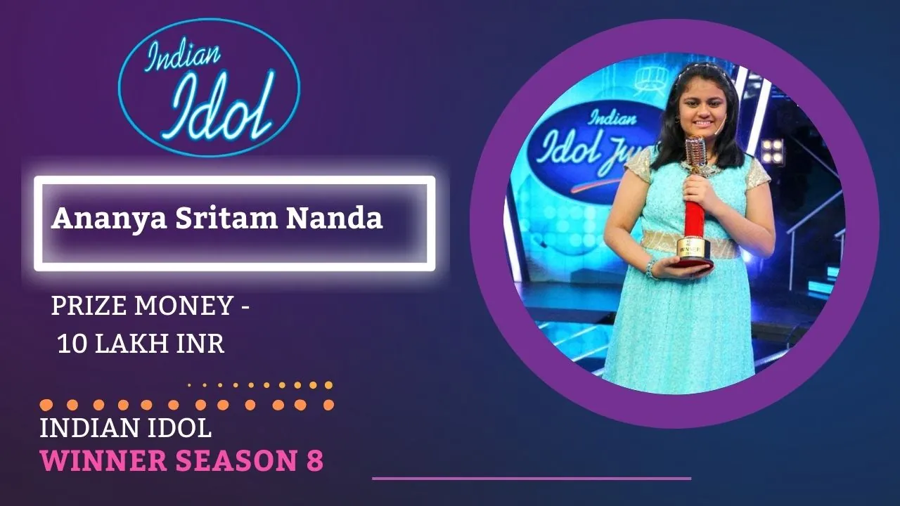 Ananya Sritam Nanda - Indian Idol 8 Winner For Junior (2015)