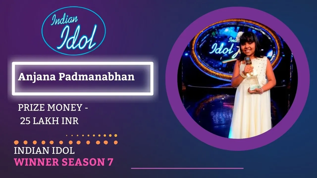 Anjana Padmanabhan - Indian Idol Jr Season 7 Winner (2013)