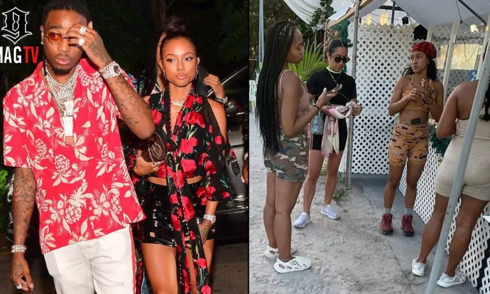 Karrueche Tran and quavo