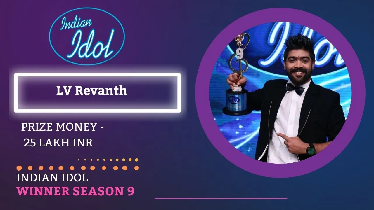 LV Revanth - Indian Idol 9 Winner (2016-17)