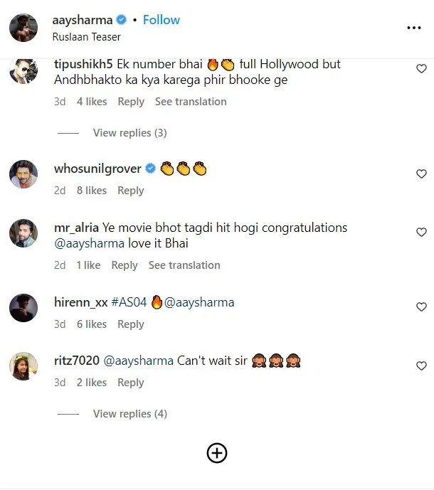 Fan Reactions on Instagram