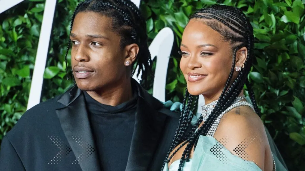 ASAP Rocky and Rihanna