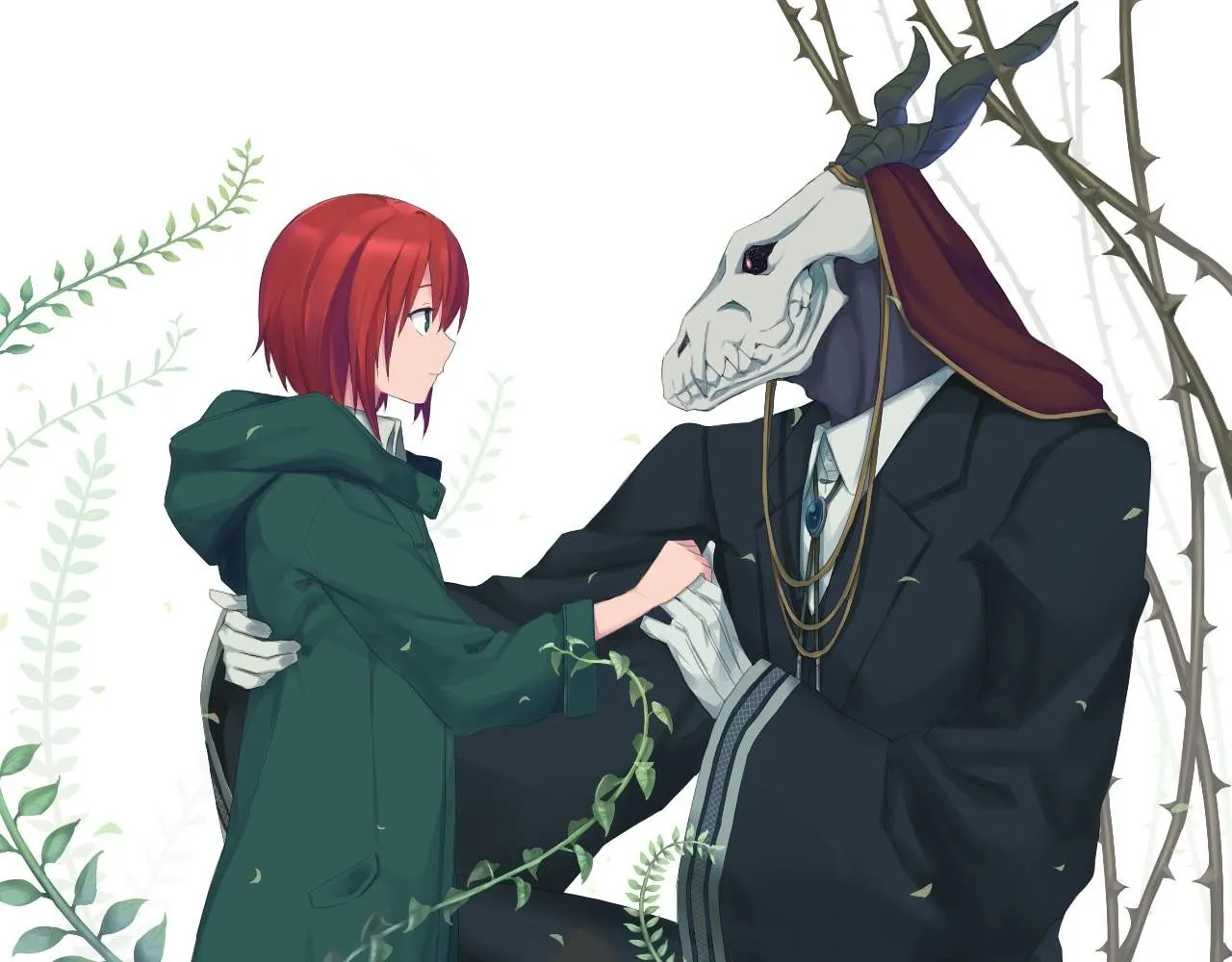 Chise Hatori and Elias Ainsworth