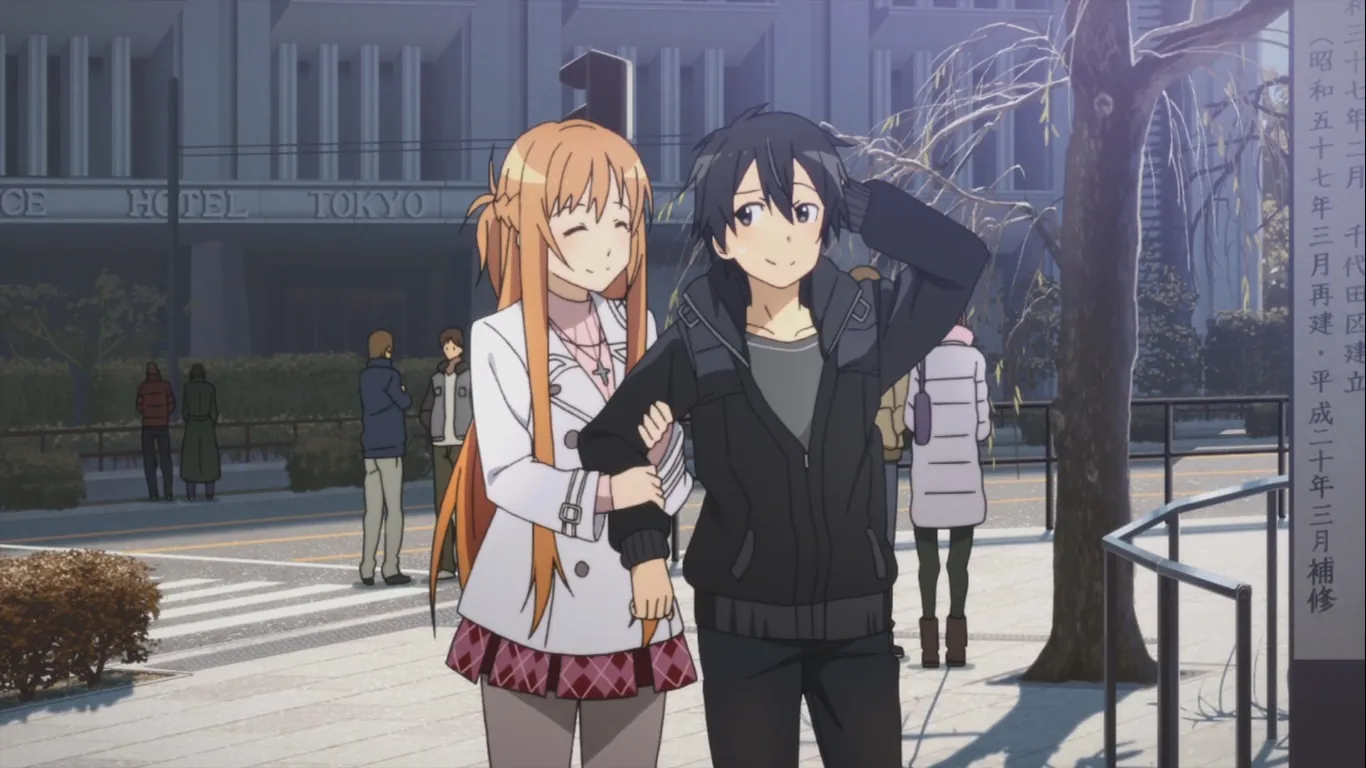 Kirigaya Kazuto and Yuuki Asuna 