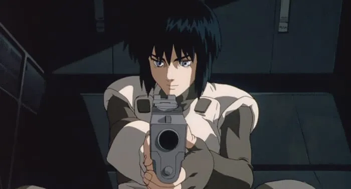 Major Motoko Kusanagi of Ghost In The Shell 