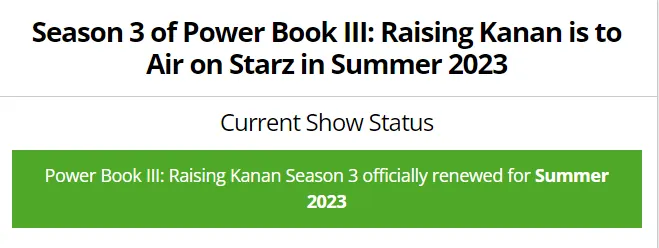 raising kanan season 3 release date