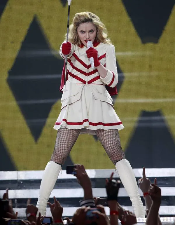 Madonna In Concert Of The MGM Grand Resort In Las Vegas On Oct 13 2012