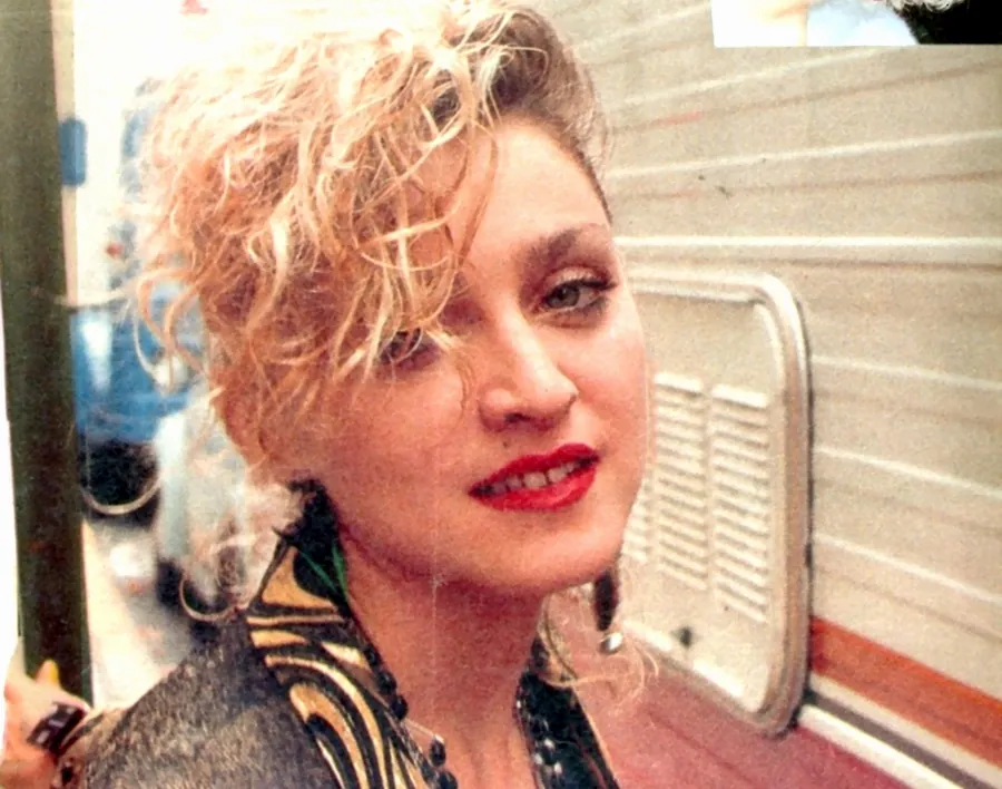 Madonna On The Set Of "Desperately Seeking Susan" In 1985