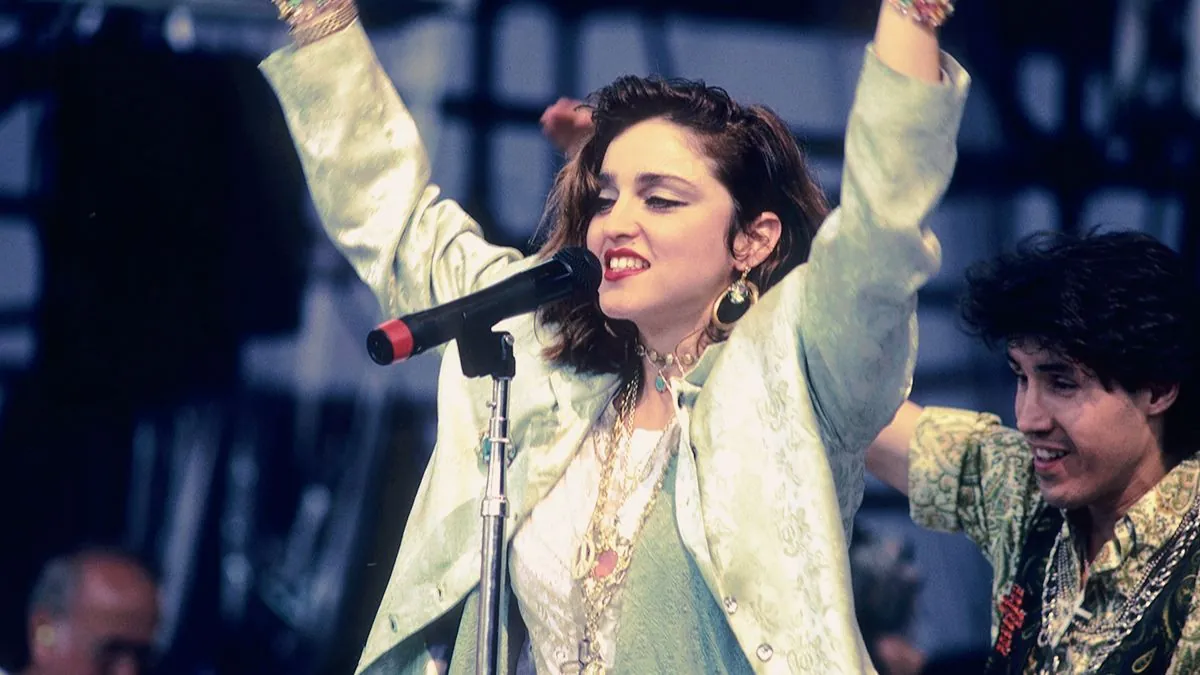 Madonna Performing In 1985