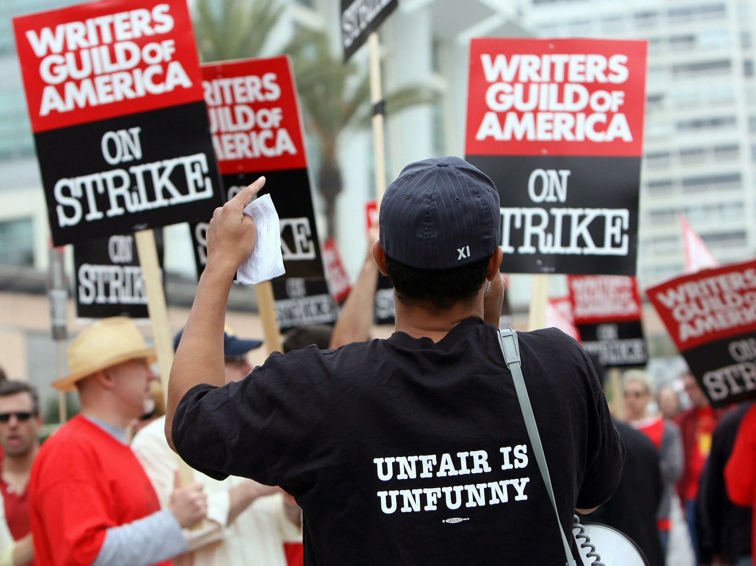 Severance work stopped due to writer strike