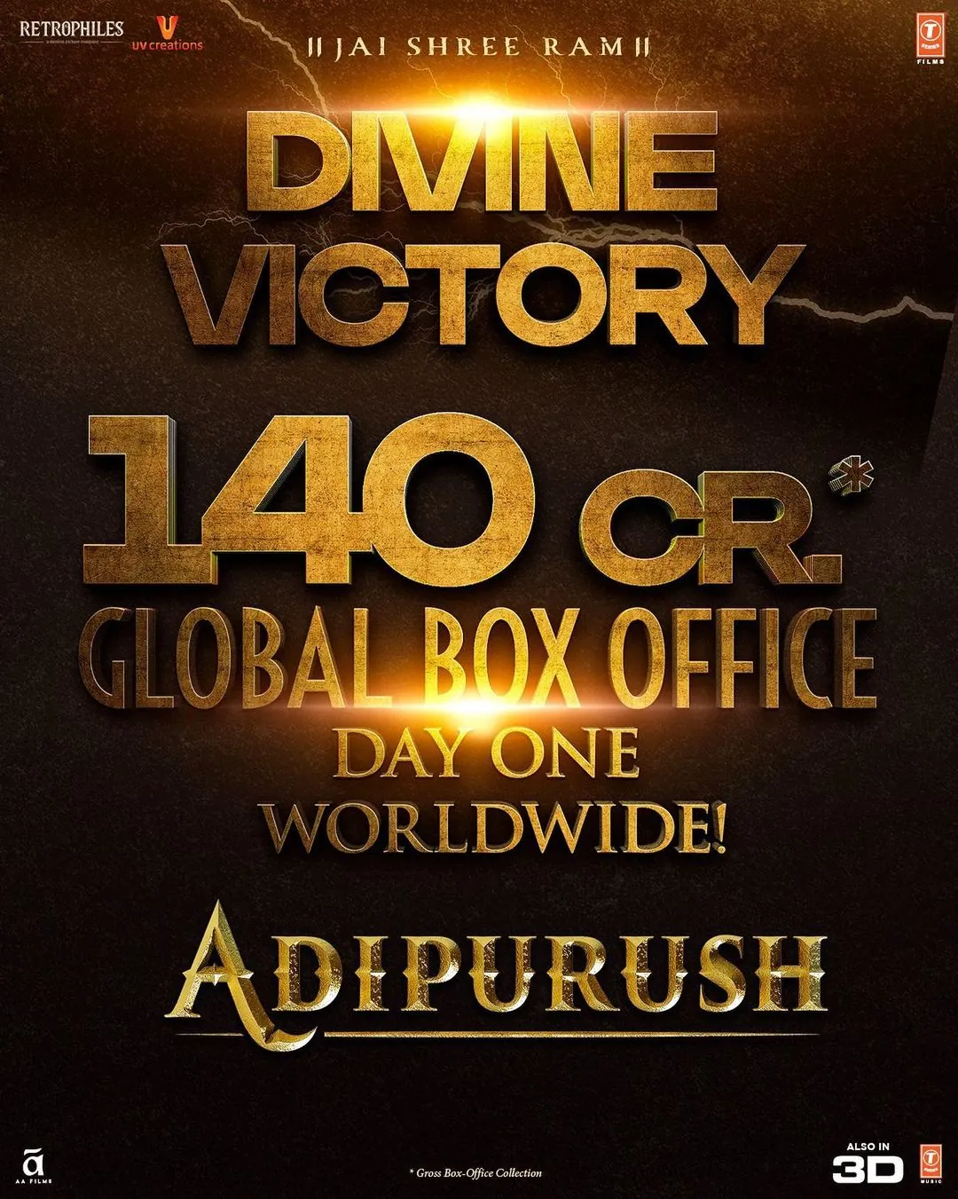 adipurush day 1 collection