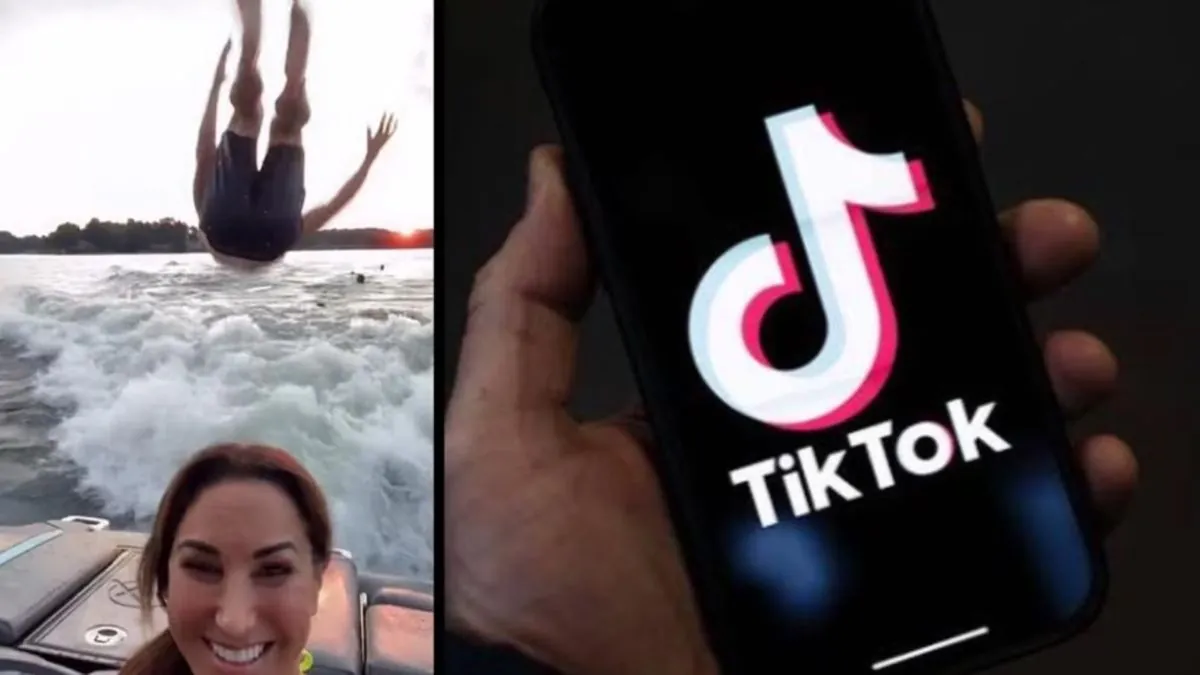 Boat Jumping Challenge On Tiktok