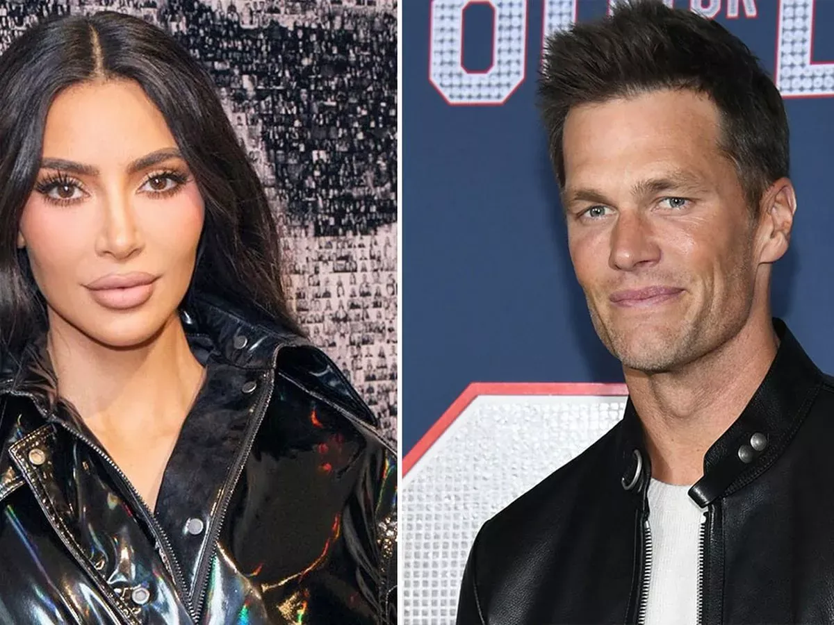 Kim Kardashian and Tom Brady